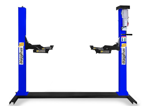 Elevador Automotivo Jm 2.500kg Mono Azul - Jm Máquinas