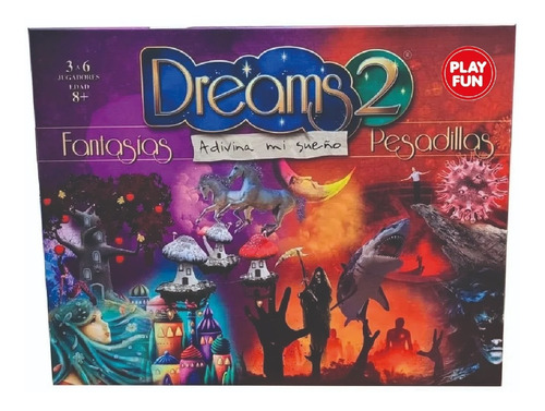 Juego De Mesa Dreams 2 Adivina Mi Sueño Fantasías Pesadillas