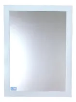Comprar Espejo 60x80 Marco Vidrio Color Blanco C6 Blanco