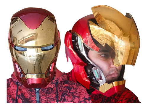 Capacete Comando Voz Iron Man Mk50 Homem De Ferro Sem Juros