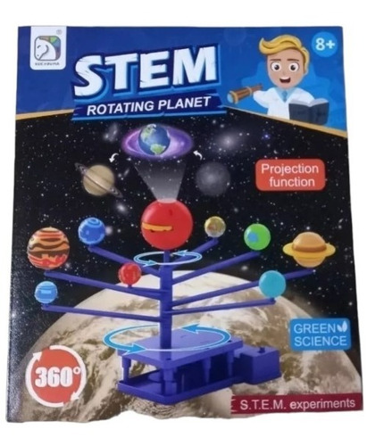 Kit De Ciencia Rotación Planetas Giratorios Para Niños