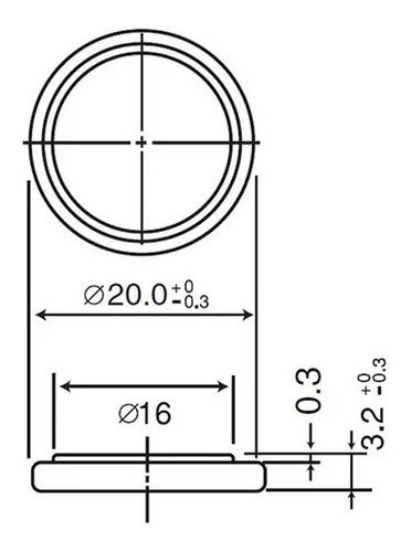 Imagen 5 de 7 de Caja 10 Pilas Batería Renata Cr2032 Suiza Control Auto Reloj