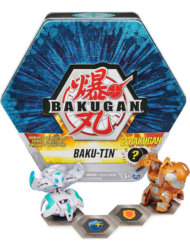Bakugan Baku-tin, Lata De Almacenamiento Premium Para Colecc