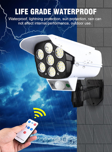Inalámbrico Al Aire Libre De La Luz Solar Luz Solar Sensor D