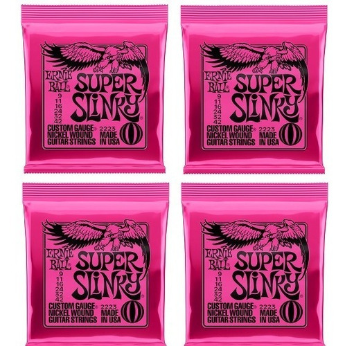 Encordado P Guit Electrica Ernie Ball 09 42 X 4 Encordados