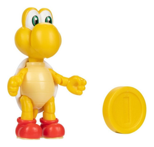 Nintendo Koopa Rojo De 10cm Super Mario Figura Articulada