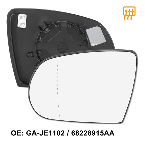 Espejo Retrovisor Izquierdo Para Jeep Cherokee 2014-2019
