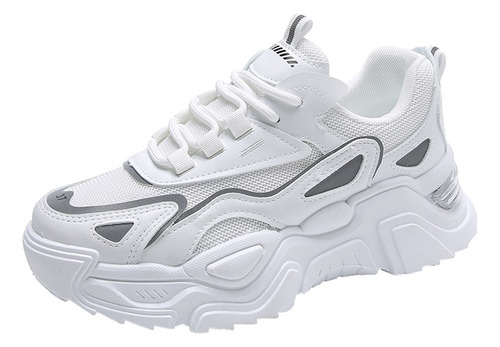 Air Zapatos Dama Mujer Confort Urbano Blancos O Negros