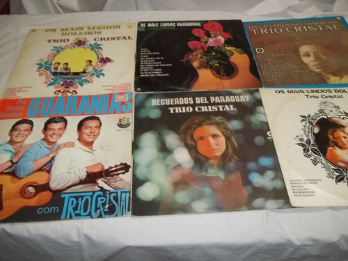 Vinil Lp Trio Cristal Recuerdos Del Paraguay Com 6 Discos