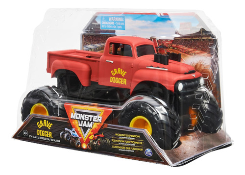 Camión Monstruo Oficial Retro Grave Digger A 3