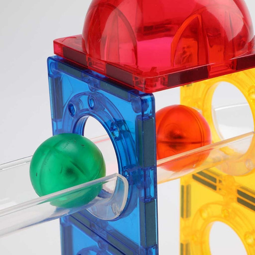 Set de construcción magnético Braintoys Imanix Tobogán 134 piezas en caja