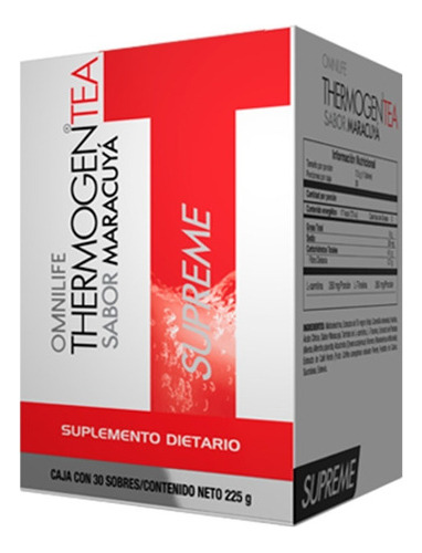 Thermogen Tea Maracuya X30 Supreme - Unidad a $6442