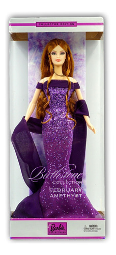 Barbie Birthstone Collection February Amethyst 2002 Ed V2