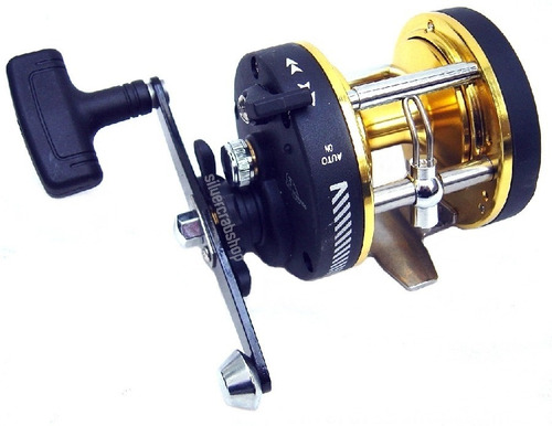 Reel Rotativo Con Devanador Pesca De Rio Y Mar