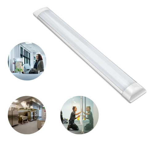 Lampara Led 36w Sobreponer Antipolvo Color Blanco 110v