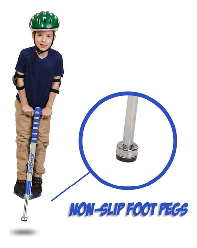 Palo De Pogo Para Niños De 18 A 36 Kg, Edición Deportiva