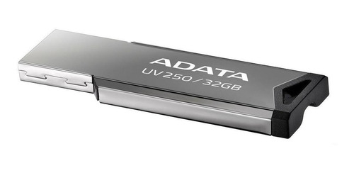 Imagen 2 de 3 de Memoria USB Adata UV250 AUV250-32G-RBK 32GB 2.0 plateado