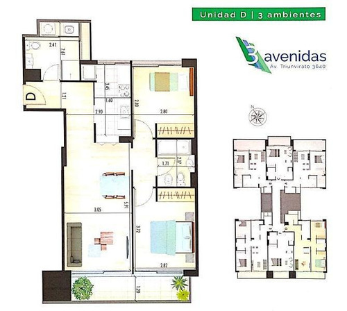Departamento De 3 Ambientes En Nuevo Emprendimiento - Balcon - Cochera - Parque Chas