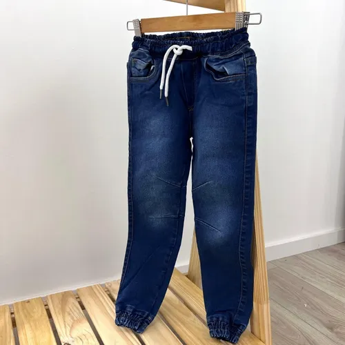 Pantalon Jogger De Jean - Niño