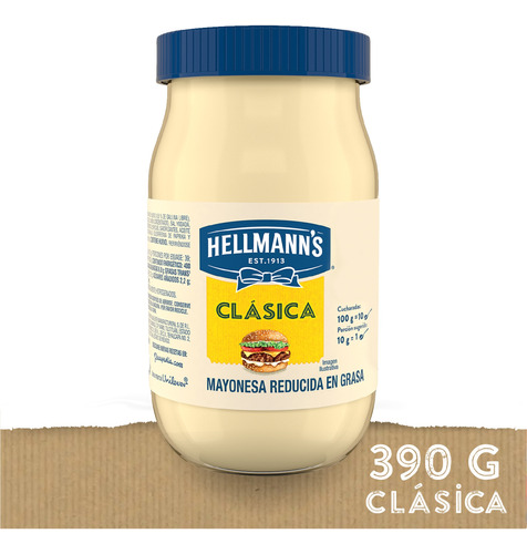 Mayonesa Clásica Hellmanns 390 Gr