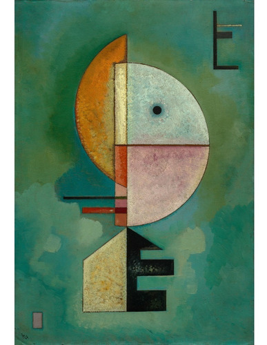 Imagem 1 de 1 de  Poster Wassily Kandinsky 70x100cm Decoração Obra Upward