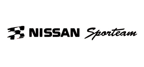 Calco Nissan Sport Team Nissan Racing Adhesivo 