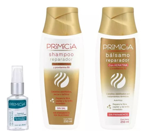 Primicia Reparador - Pck Sh + Bal + Rep. Puntas