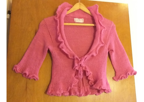 Sweater Bolero Lana Mujer Artesanal Comprado En Palermo 