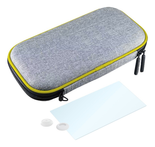 Funda Switch Lite + Cristal Templado + Gomas Palanca Estuche