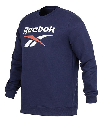 Buzo Reebok Hombre Ri Big Stacked Logo Crew