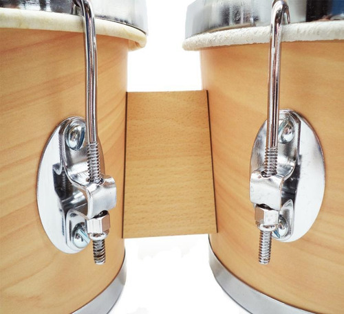 Kit Bongo Torelli Tb-010 Natural 6x7 Com Capa Acolchoada