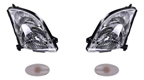 2 Faros Y 2 Cuartos Depo Swift P/ Suzuki 2007 - 2011