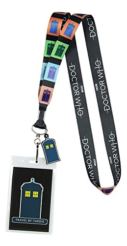 Tardis Para Tarjetas De Identificación Con Cordones De Docto