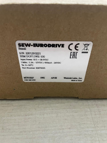 Ihm Dop11we-100 10.1 Pol. Mt8102ip Sew Eurodrive