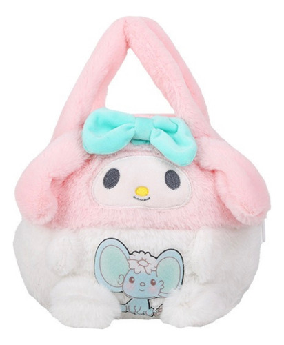 Bolsa De Peluche Crossbody Niña Sanrio Kawaii 20cm Suave