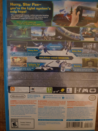 Starfox Zero / Starfox Guard - Wii U (Usado)