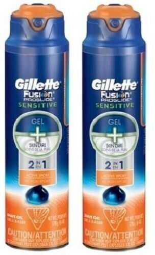Gillette Gel De Afeitar Fusion Proglide Sensitive,pack 2 Pzs