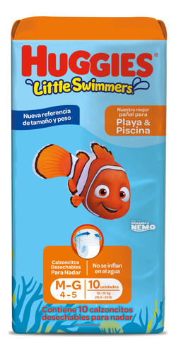 Pañales De Agua Huggies Little Swimmers P/m - M/g