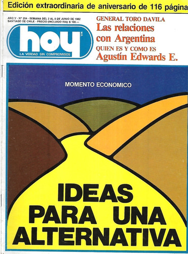 Revista Hoy 254 / 8 Junio 1982 / Ideas Para Una Alternativa