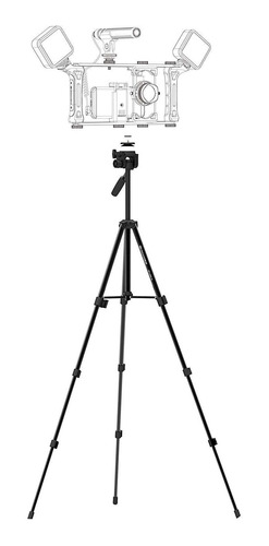 Tripode De Video Dreamgrip Lwt-136ex-41, Liviano, Negro