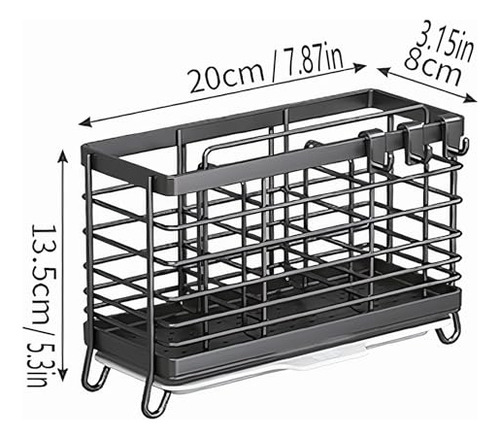 Soporte Para Utensilios, Escurridor De Platos Para Encimera