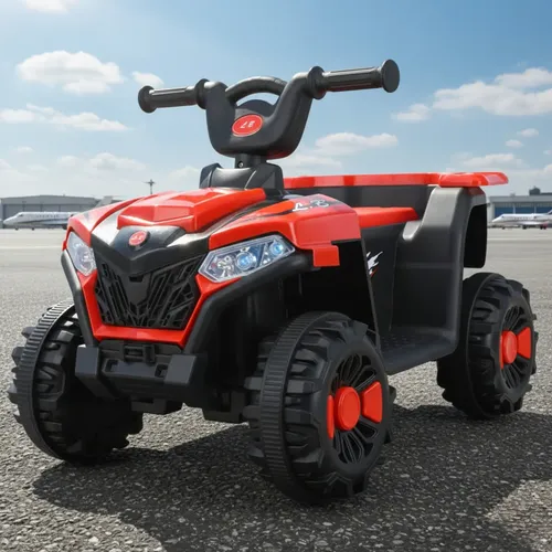 Mini Quadriciclo Elétrico Infantil Bateria 6v Luz E Música Cor Ve...