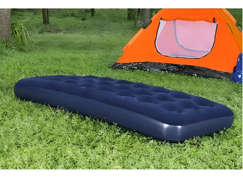 Colchon Inflable Colchon 1 Plaza Colchon Camping 185x76x22cm