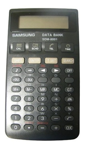 Agenda Calculadora Multifunción Samsung Con Tapa Excelente!