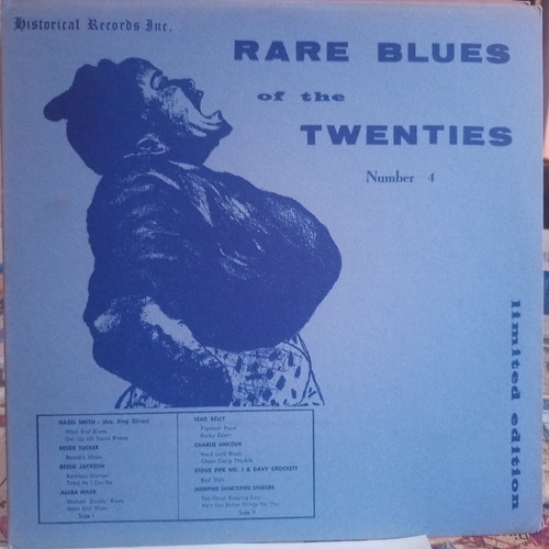 Rare Blues Of Twenties 4 Smith Tucker Memphis Vinilo 9.5 Pts