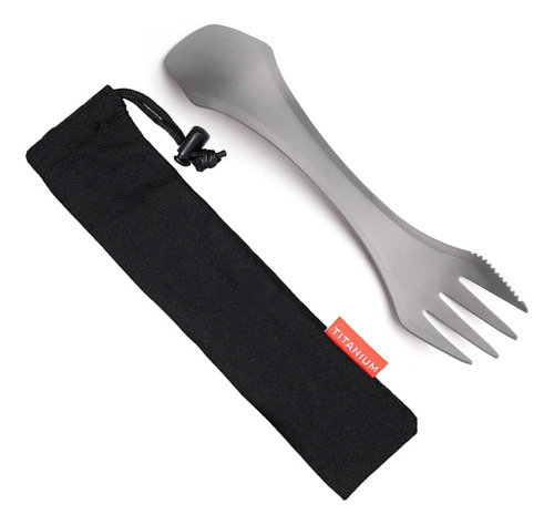 Vajilla Spoon Fork Traveling Titanium Spork Para Acampar Y P