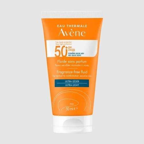 Avene Fluido Ultra Sin Color Pieles Mixtas Fpf50+ X 50 Ml