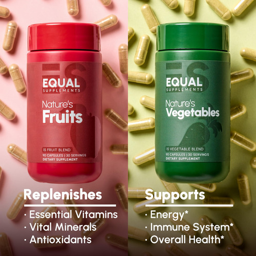 Equal Supplements Cápsulas Frutas Y Verduras 180 Unidades