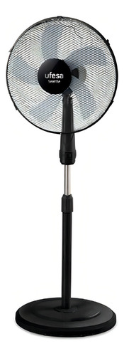 Ventilador De Pedestal 16 50w Ufesa Seattle 3 Aspas Color Negro y Azul Diámetro 16 " Material de las aspas Plástico
