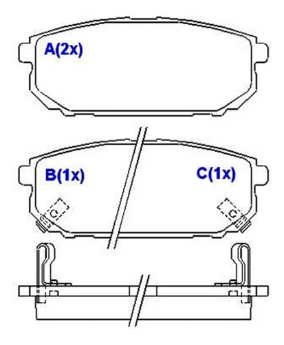  Pastilha  Freio Cobreq Diant Kia Sorento 2.4/2.5